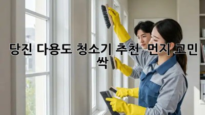 당진🏡 다용도 청소기 추천! ✨ 먼지 고민 싹!